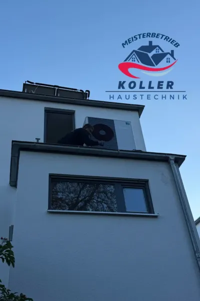 Vaillant aroTHERM Split plus Wärmepumpe auf einem Vordach in 93051 Regensburg