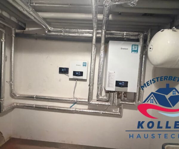 Hydraulik und Steuerung der Vaillant Wärmepumpen-Kaskade in Lappersdorf